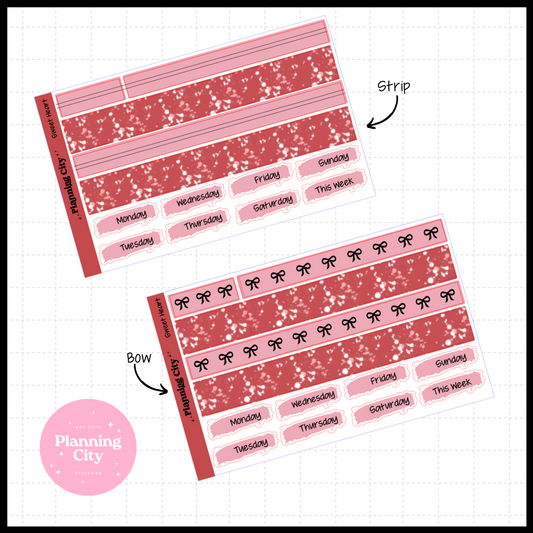 Sweet Heart Foiled Washi & Date Covers Add on