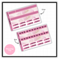Stylish Pink Foiled Washi & Date Covers Add on