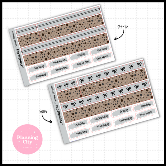 Winter Streets Foiled Washi & Date Covers Add on