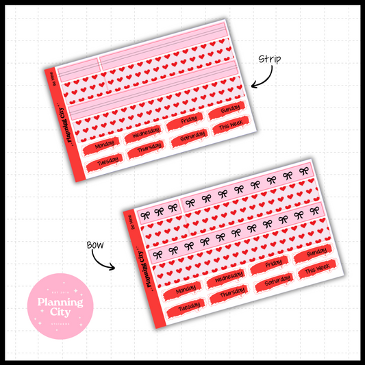 Be Mine Foiled Washi & Date Covers Add on