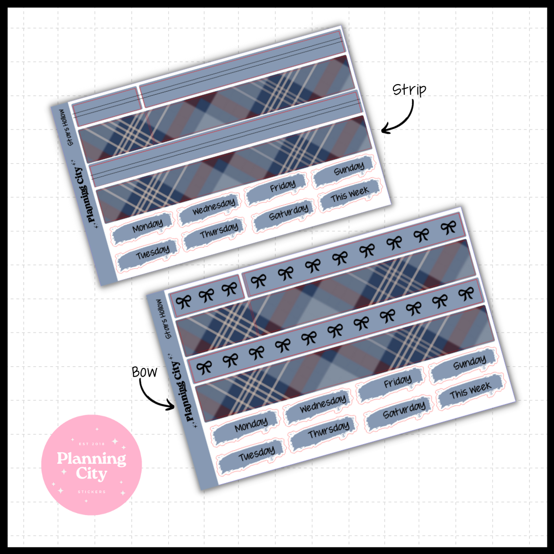Stars Hallow Foiled Washi & Date Covers Add on