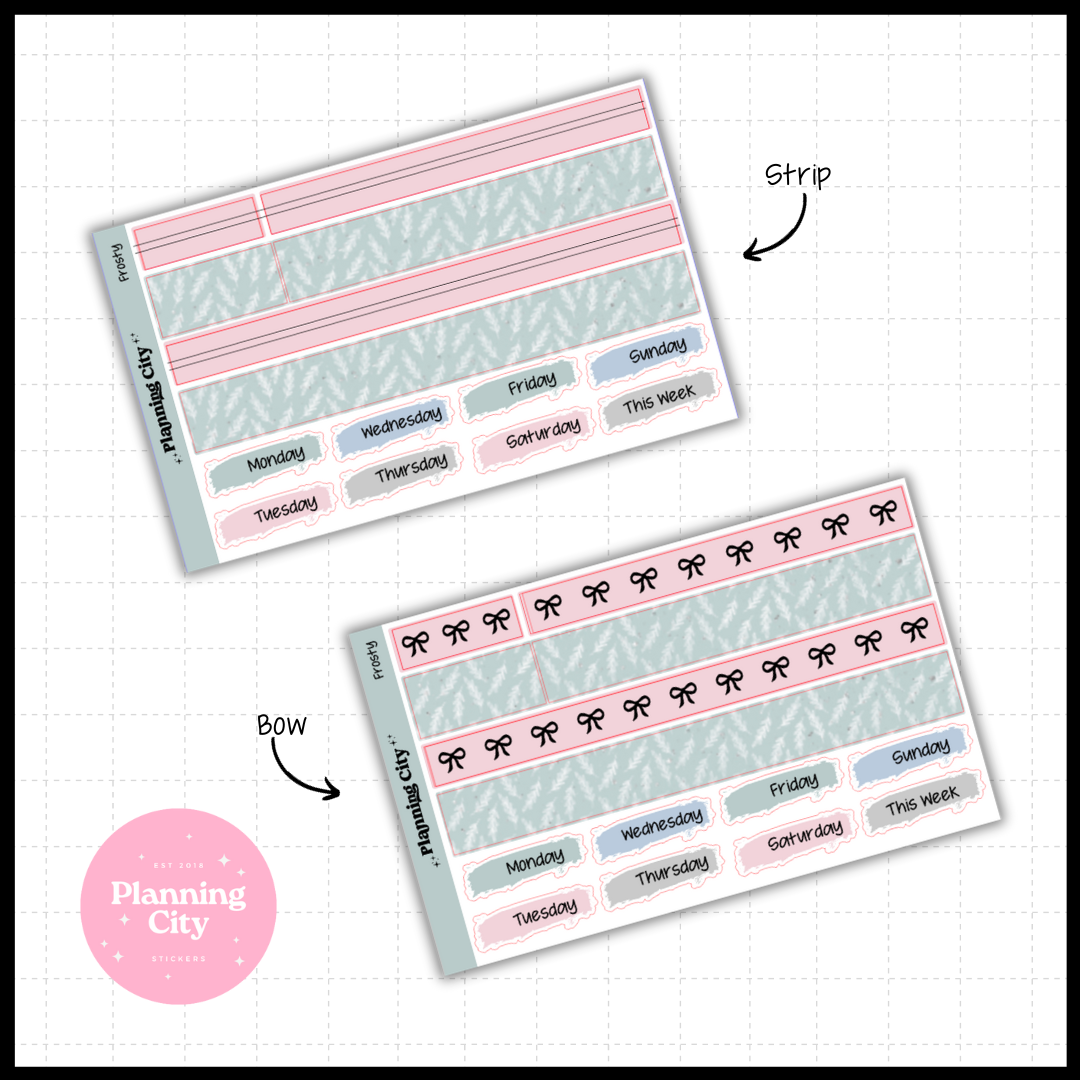 Frosty Foiled Washi & Date Covers Add on