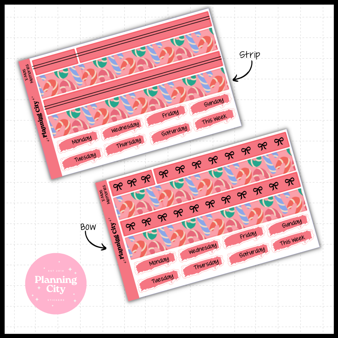 Christmas Memories Foiled Washi & Date Covers Add on