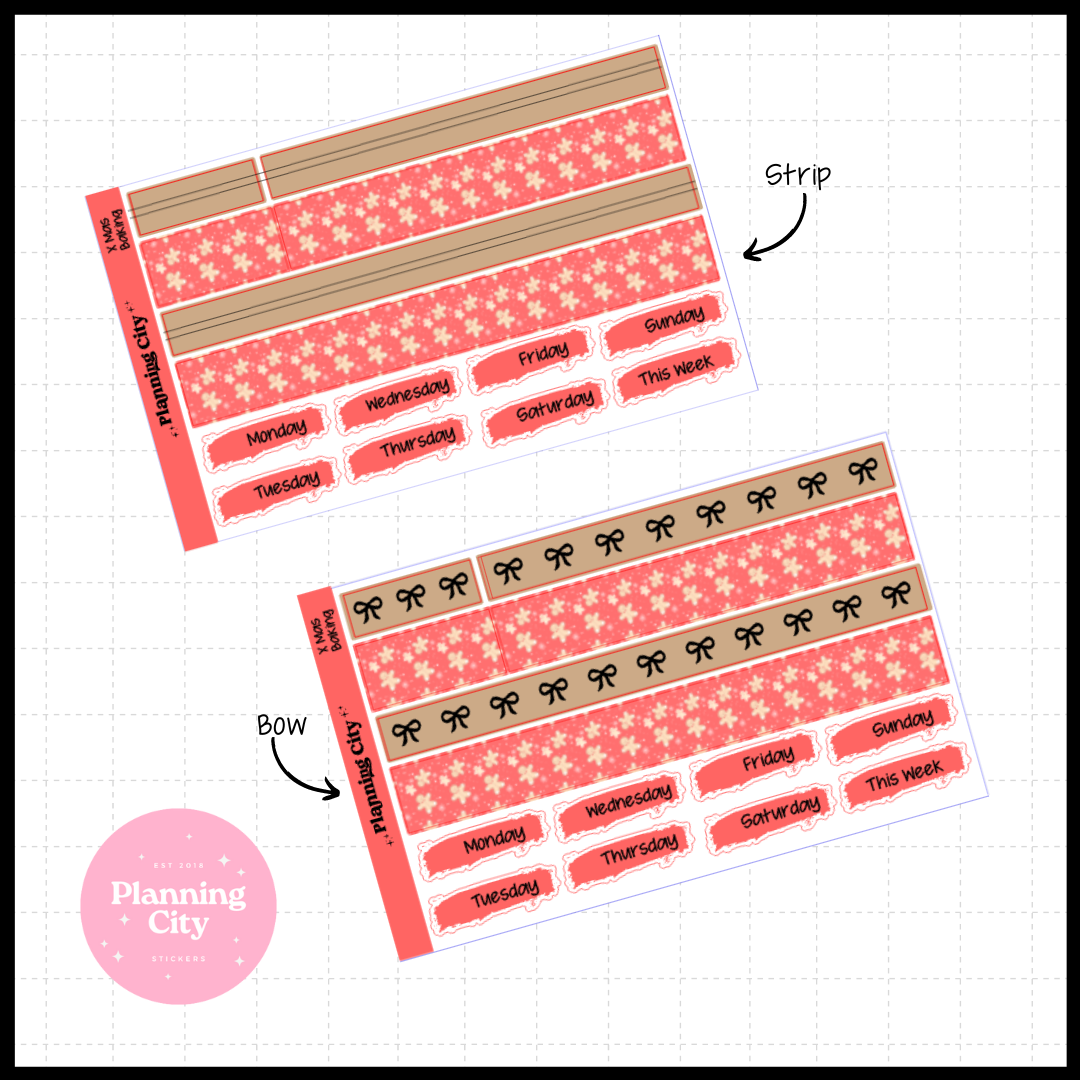 Christmas Baking Foiled Washi & Date Covers Add on