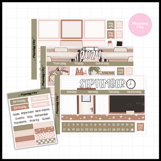 Back to School Monthly (Choose Your Month)