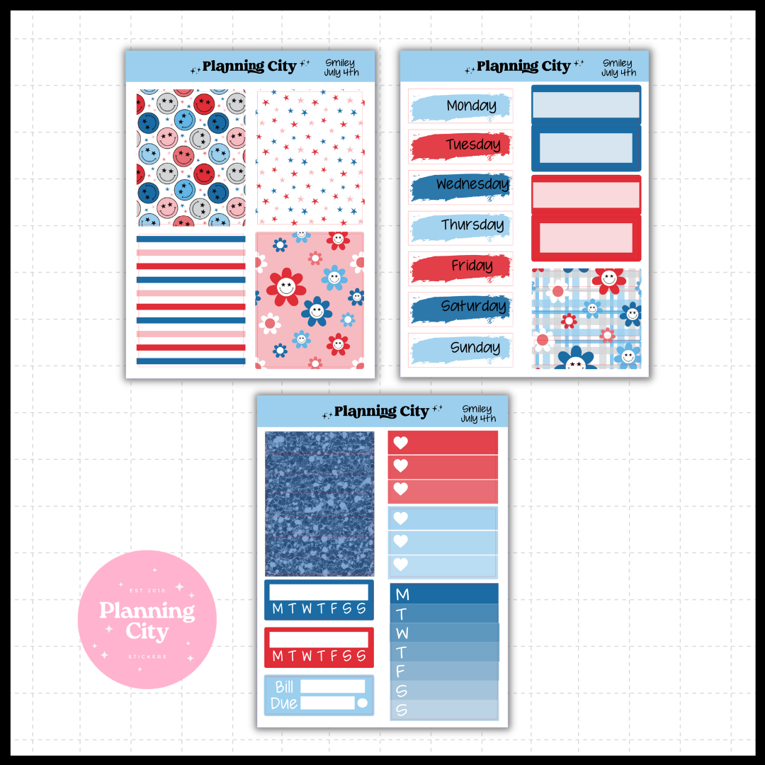 Smiley July 4th Micro Kit