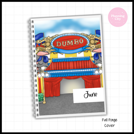 Circus Full Cover Sticker (Month / No Month Option)