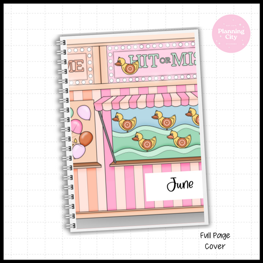 Carnival Fun Full Cover Sticker (Month / No Month Option)