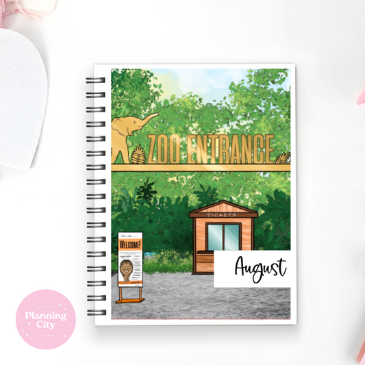 Zoo Day Full Cover Sticker (Month / No Month Option)