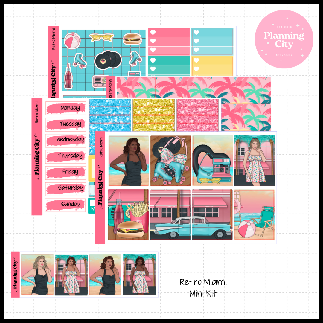 Retro Miami Mini Weekly Kit