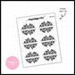 Floral Dividers LDV-02 II Foiled Functional