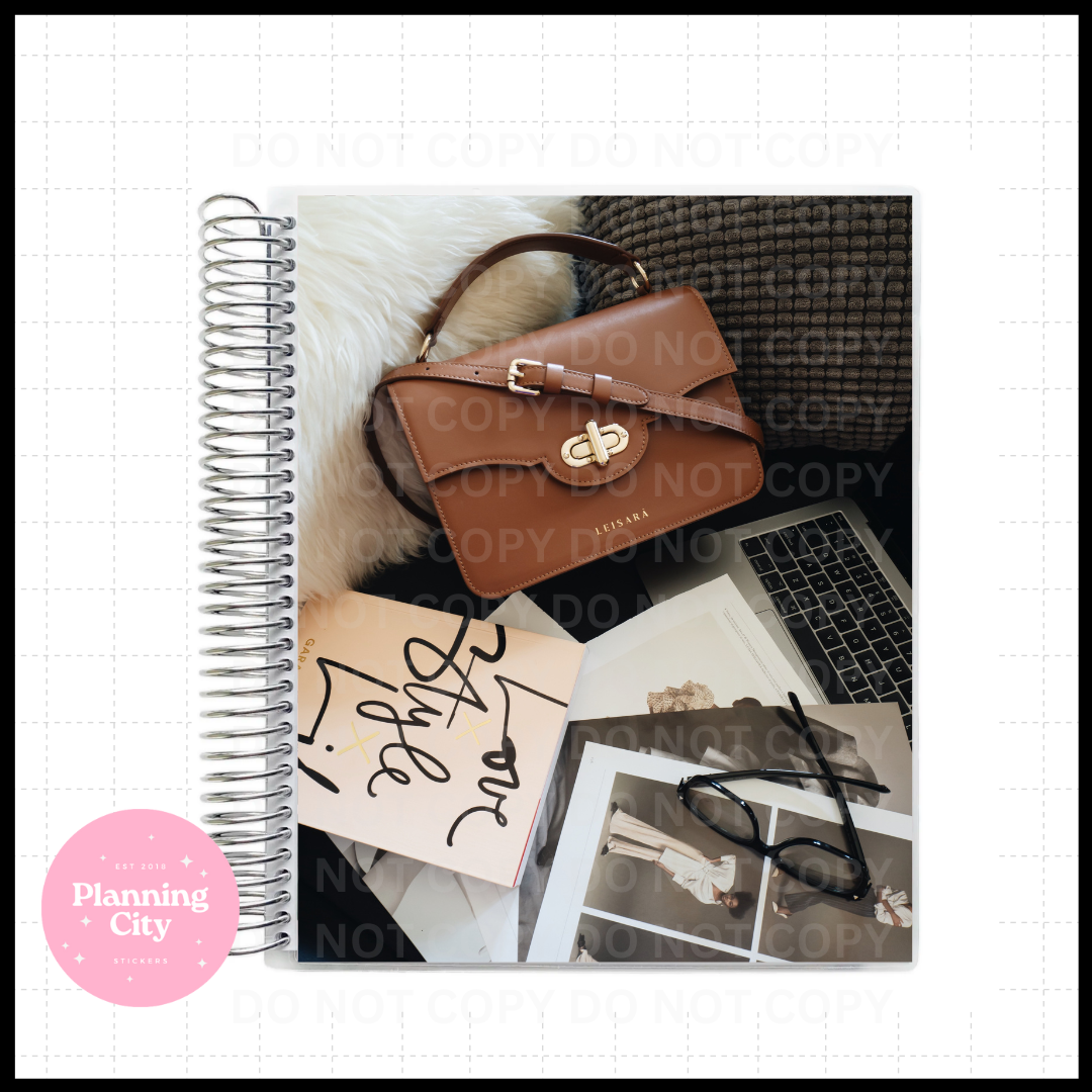 Brown Purse II PC A5 Wide Planner