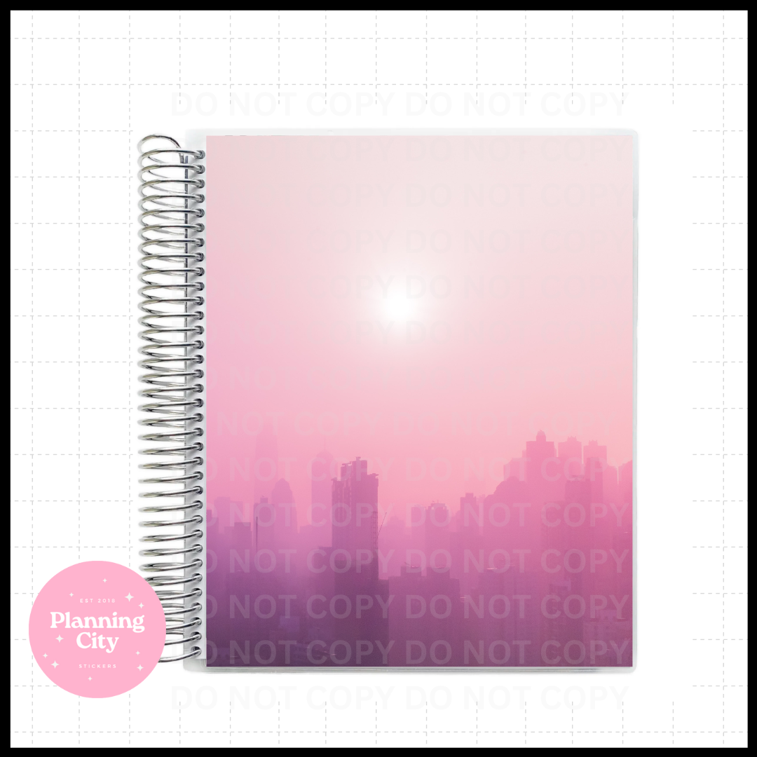 Pink City II PC A5 Wide Planner