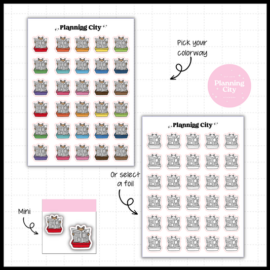 Kitty Litter - Icon Sticker