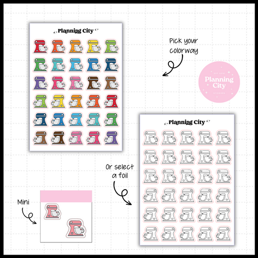 Stand Mixer - Icon Sticker