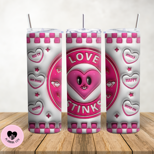 Love Stinks 20 Oz Tumbler