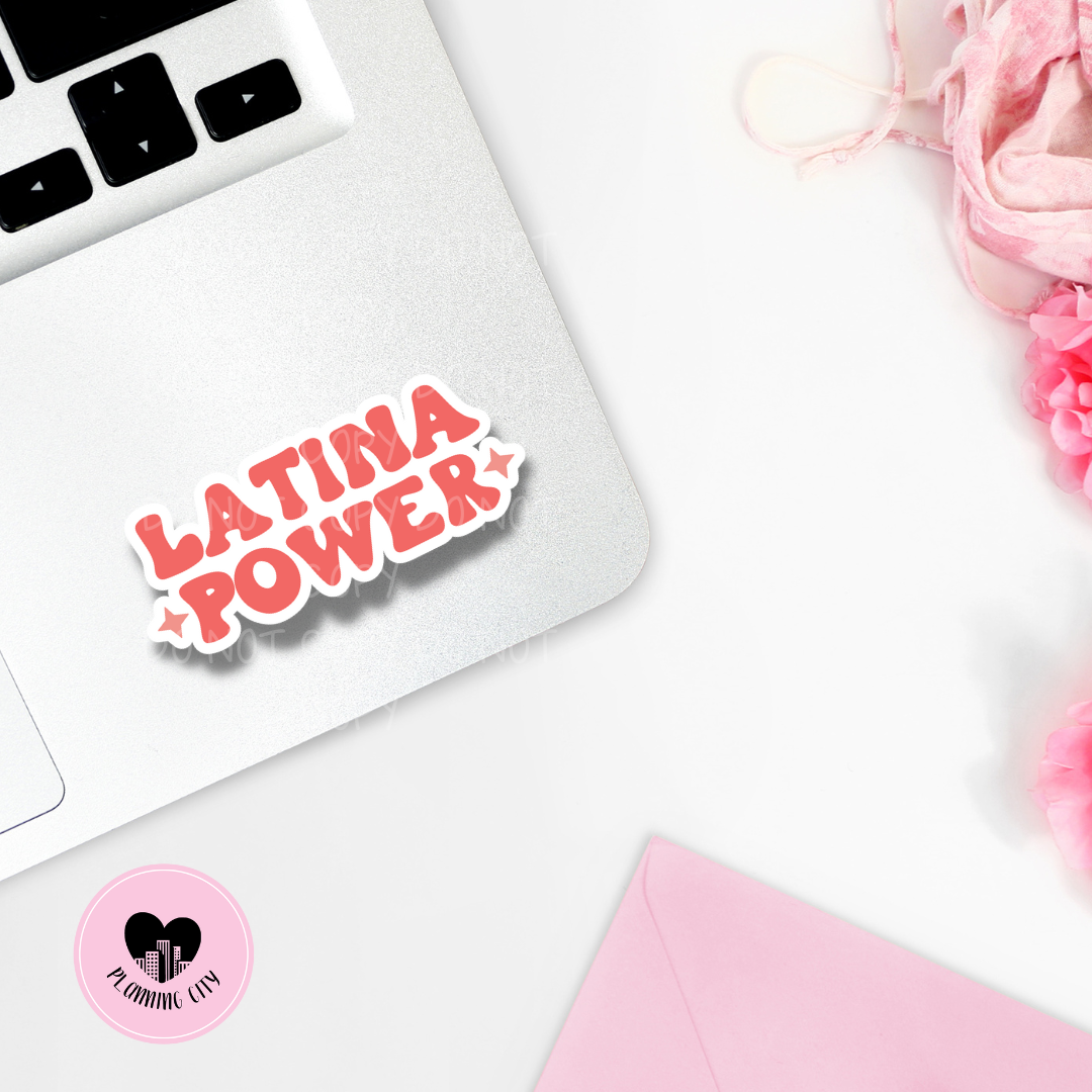 Latina Power II Vinyl Die Cut Sticker