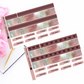 Fall Cottage Foiled Washi & Date Covers Add on