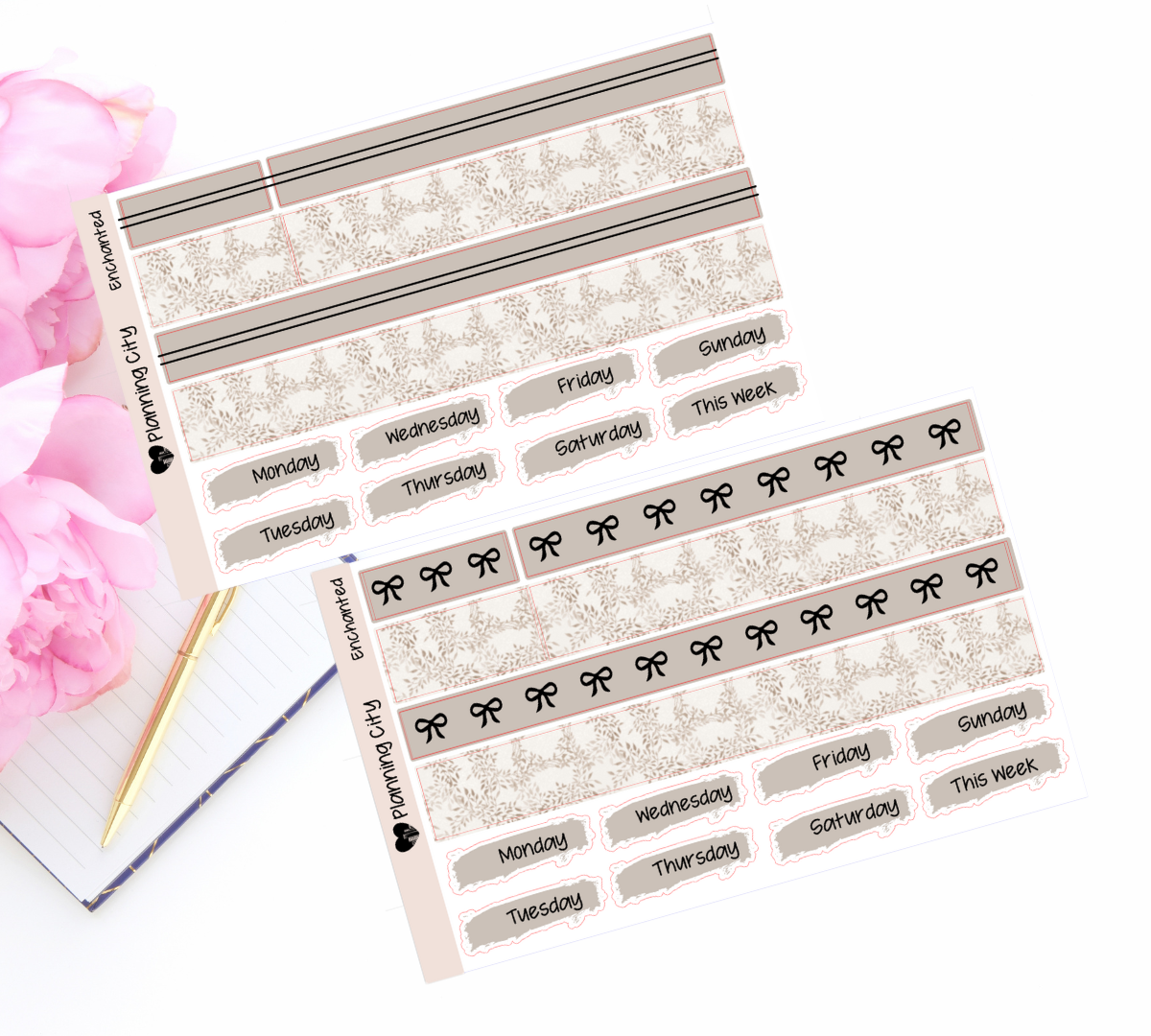 Enchanted Foiled Washi & Date Covers Add on