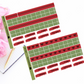Holly Jolly Foiled Washi & Date Covers Add on