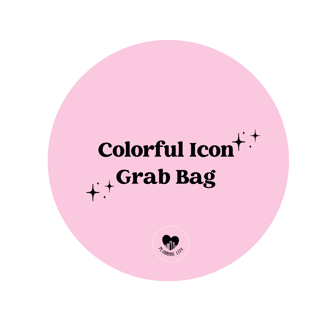 Colorful Icon Grab Bags