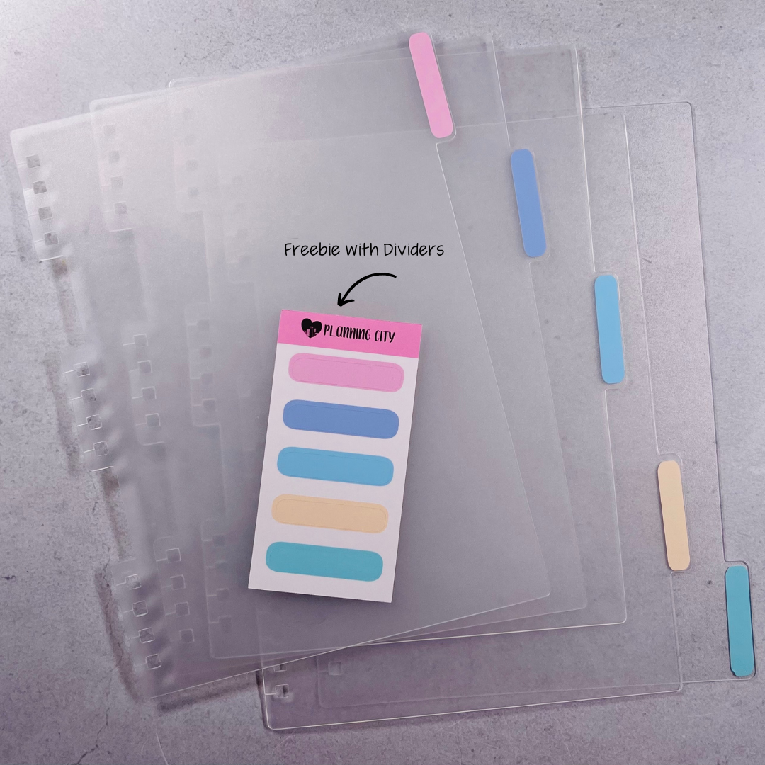 Reusable Sticker Book Dividers (Fits 5x7 Albums)