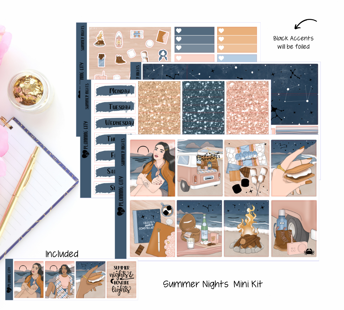 Summer Nights Mini Weekly Kit
