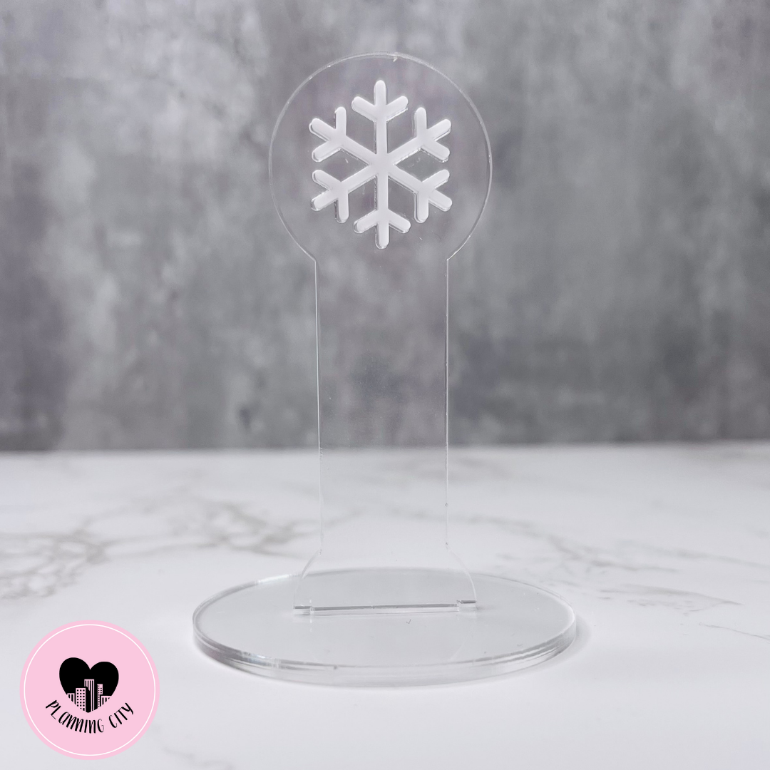 Mini Snowflake Acrylic Washi Stand