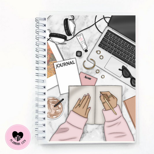 Marble Desk Reusable Sticker Book