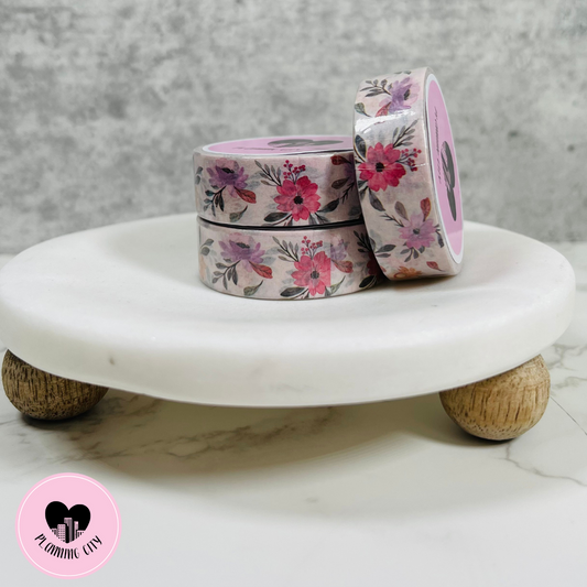 Pink Spring Florals Washi Tape