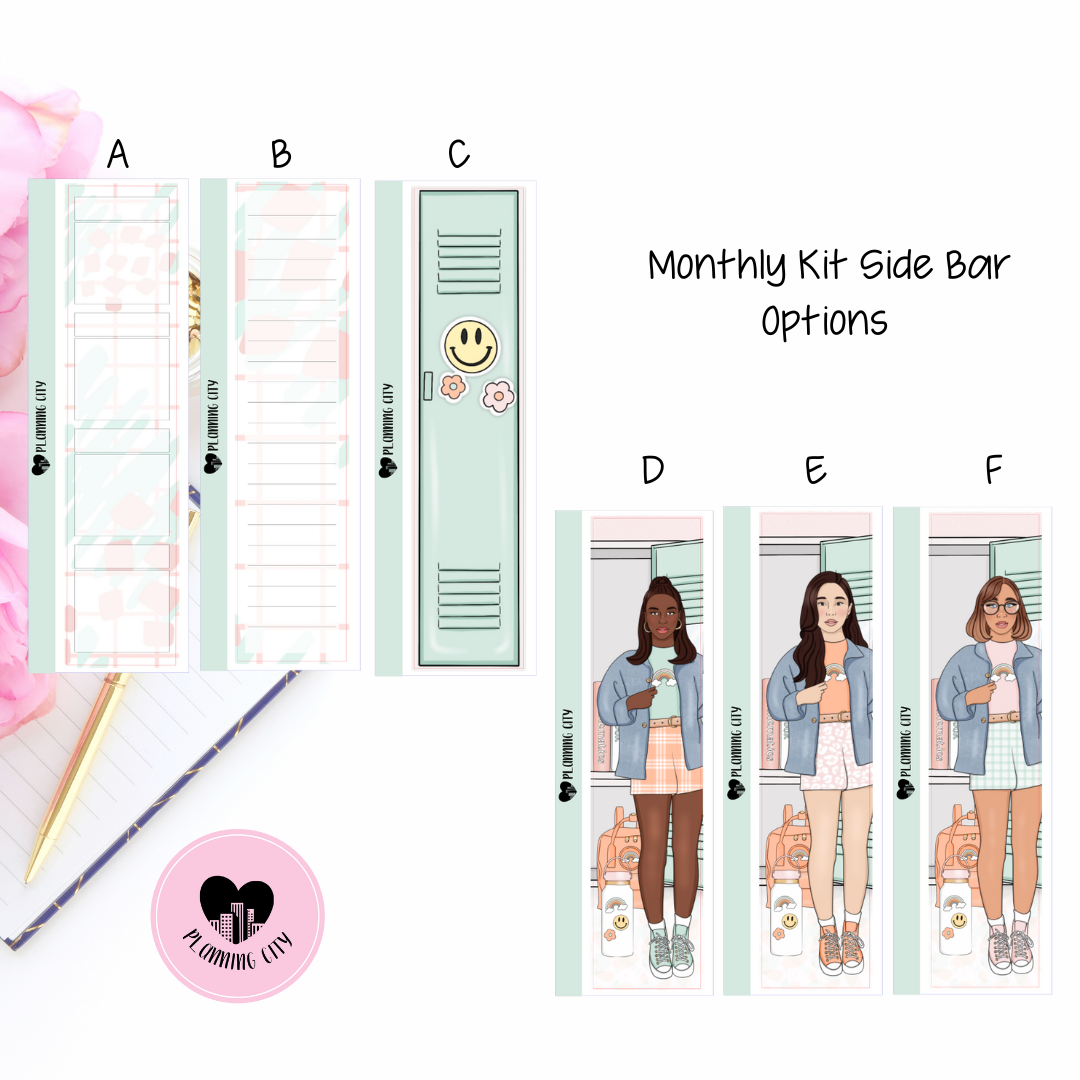 School Cutie Monthly (Choose Your Month)