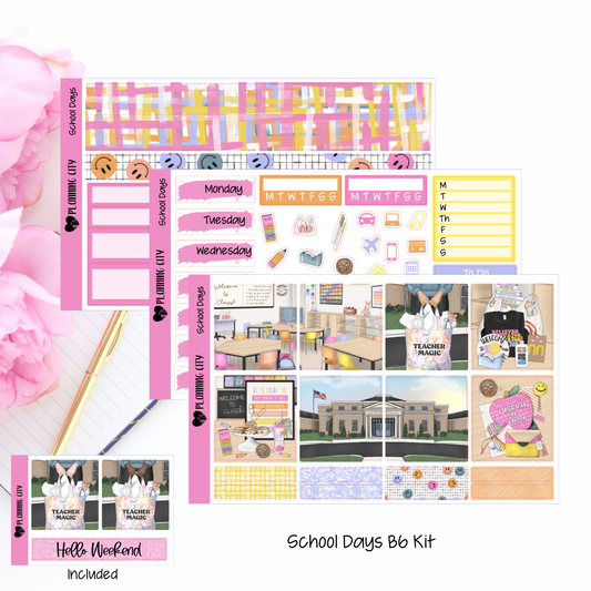 School Days B6 Weekly Kit