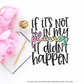 If its not in my Planner  II Vinyl Die Cut Sticker