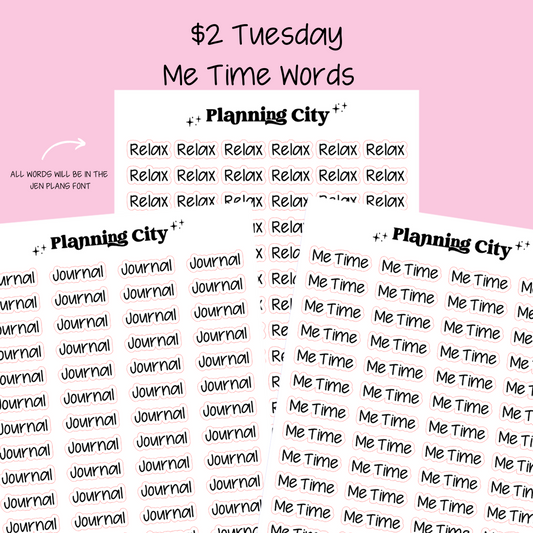 Self Care Words II $2 Tuesday Deal