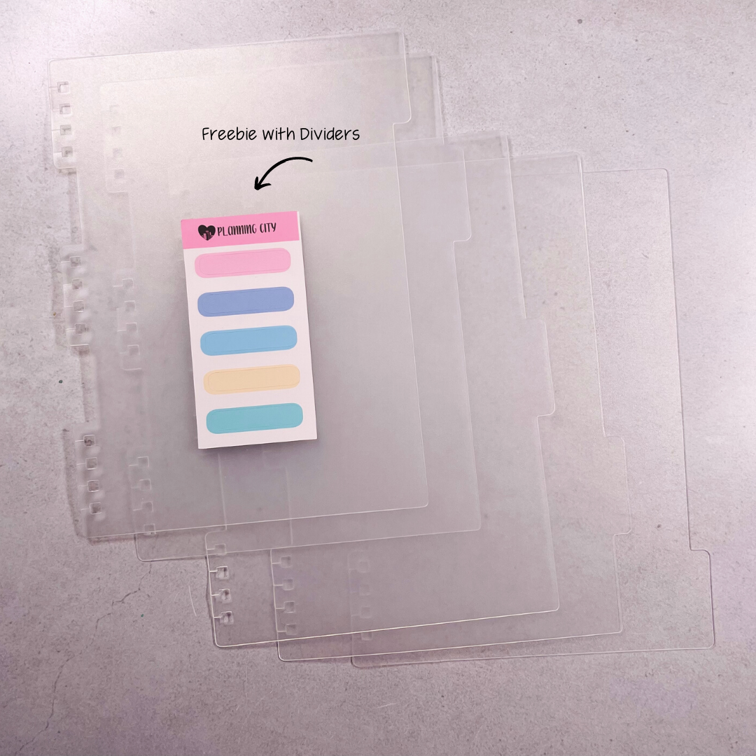 Reusable Sticker Book Dividers (Fits 5x7 Albums)