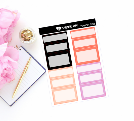 Planner Bae Functional Boxes Add on