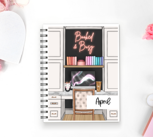 Planner Bae Desk View  Full Cover Sticker (Month / No Month Option)