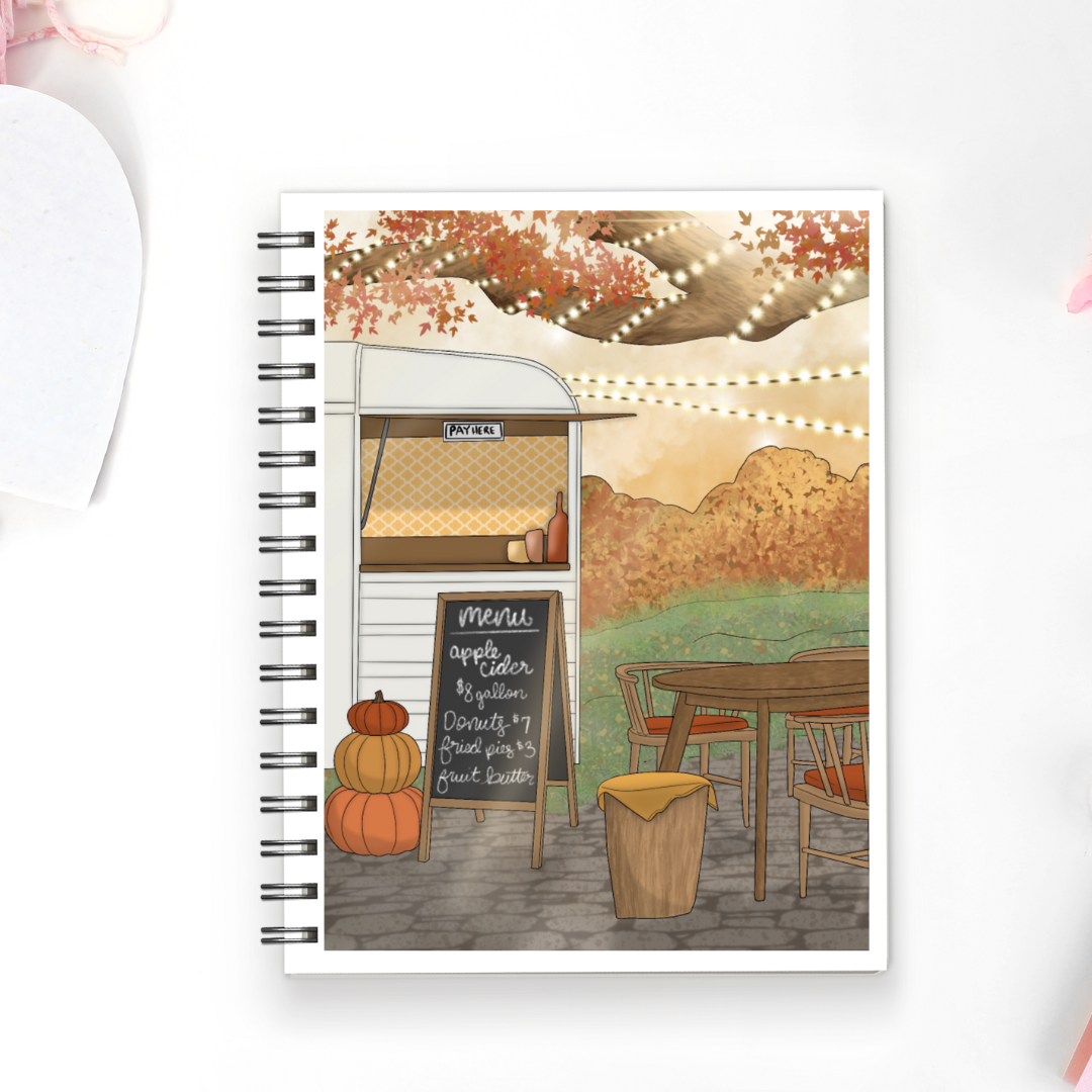Fall Festival Full Cover Sticker (Month / No Month Option)
