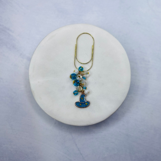 Blue Witch Hat Charm