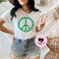 Shamrock Peace Sign T-Shirt