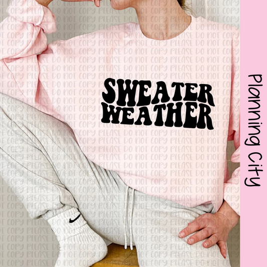 Sweater Weather Black