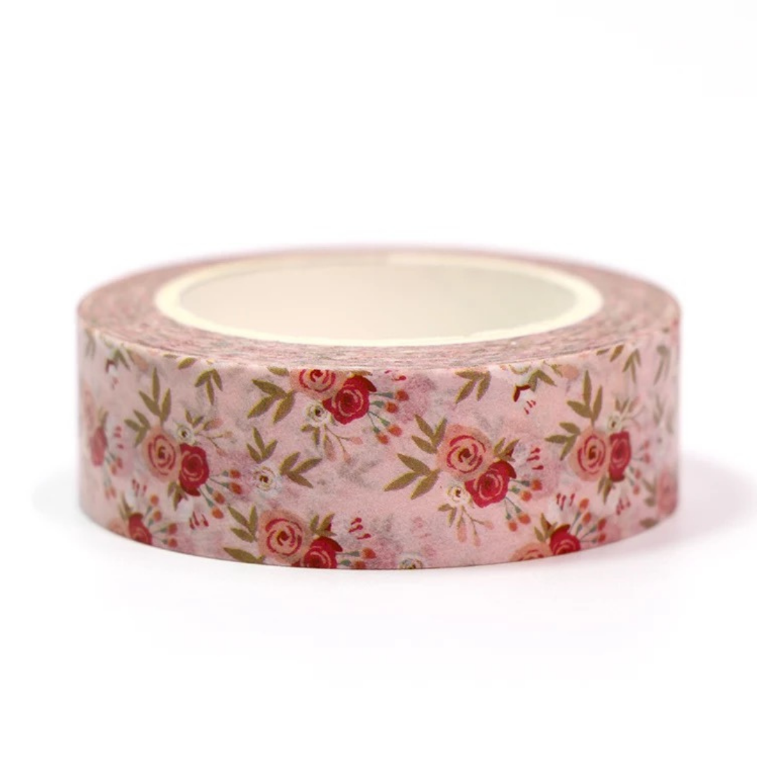 Light Pink Flower Washi Tape
