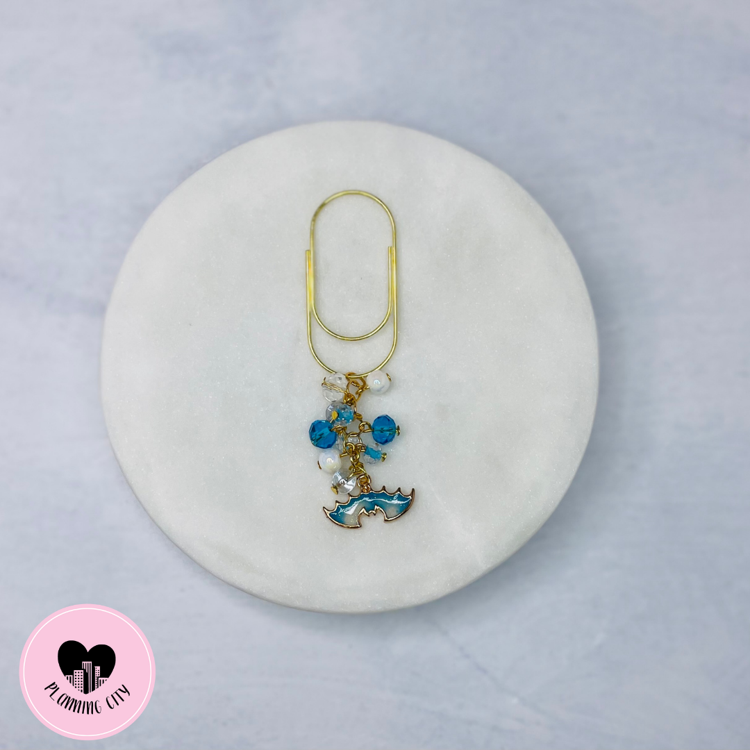 Blue Batty Charm