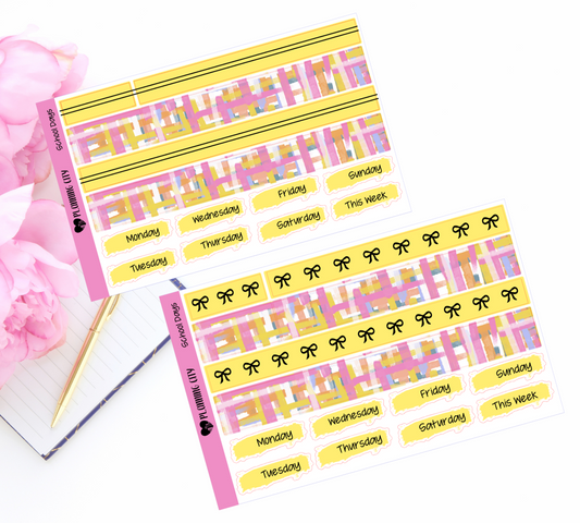 School Days Foiled Washi & Date Covers Add on