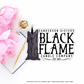 Black Flame Candle II Vinyl Die Cut Sticker