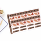 Autumn Breeze Bow Foiled Washi & Date Covers Add on