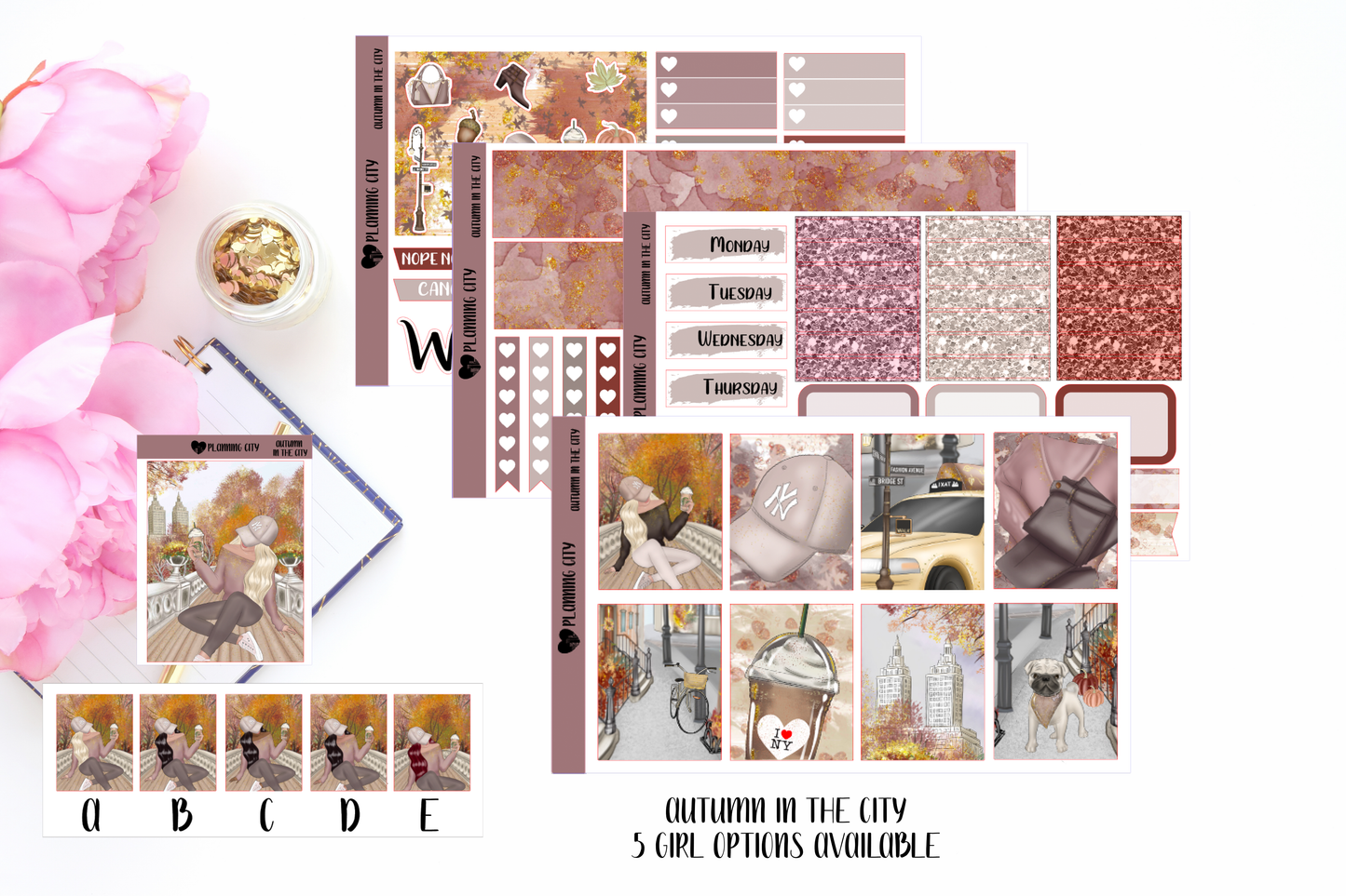 Autumn in the City Weekly Mini Kit