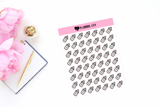 Baby Bottle II Foiled Icon