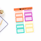 Beach Please Functional Boxes Add on Planner Stickers