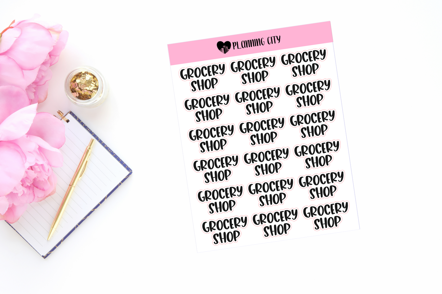 Grocery Shop II Foiled Word